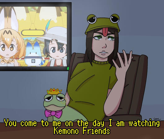 Meme drawing of my sona